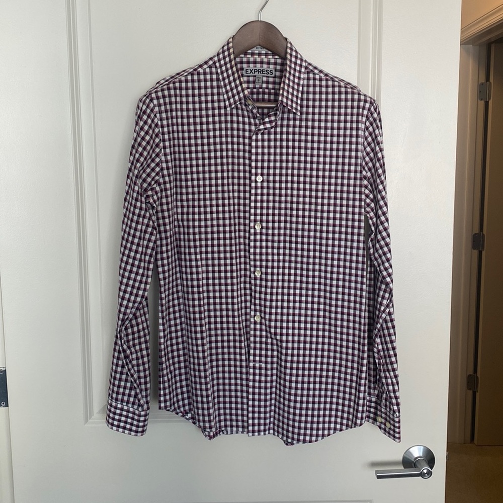 Express Fitted Button-Up